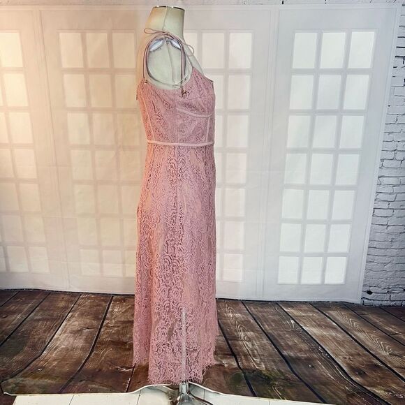Keepsake the label nwt sense corset detail lace midi dress size 6 - Picture 7 of 14